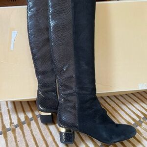 Michael Kors Black Suede Boots